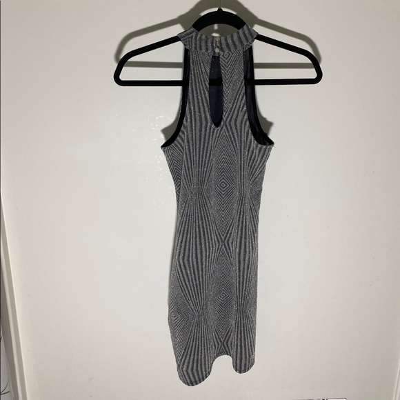 Silver Bodycon Dress - Picture 3 of 7